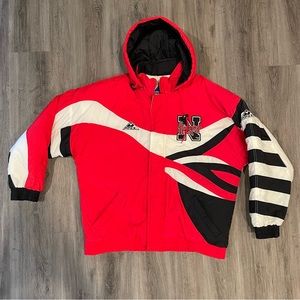 NEBRASKA HUSKERS FOOTBALL VINTAGE 90’S MENS NYLON APEX ONE JACKET